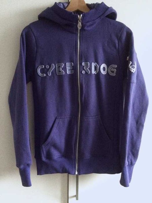 Cyberdog fioletowa bluza z kapturem cybergoth cyber rave japan