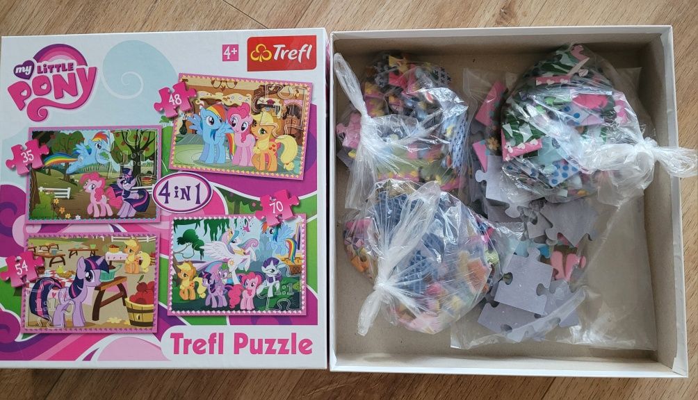 My Little Pony. Puzzle 4 w 1. Bdb. stan.