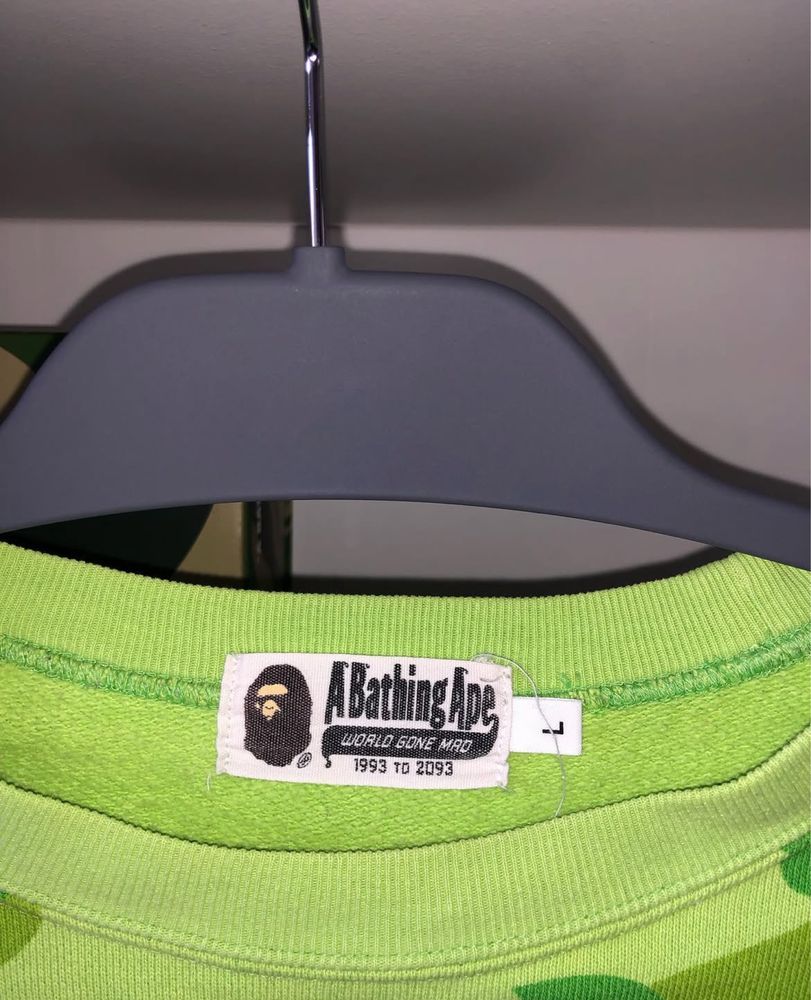 BAPE Camo Crewneck Green