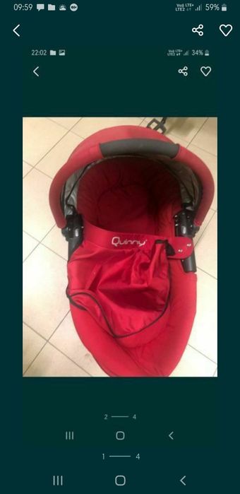 Wozek Quinny gondola gleboki jak nowy okazja