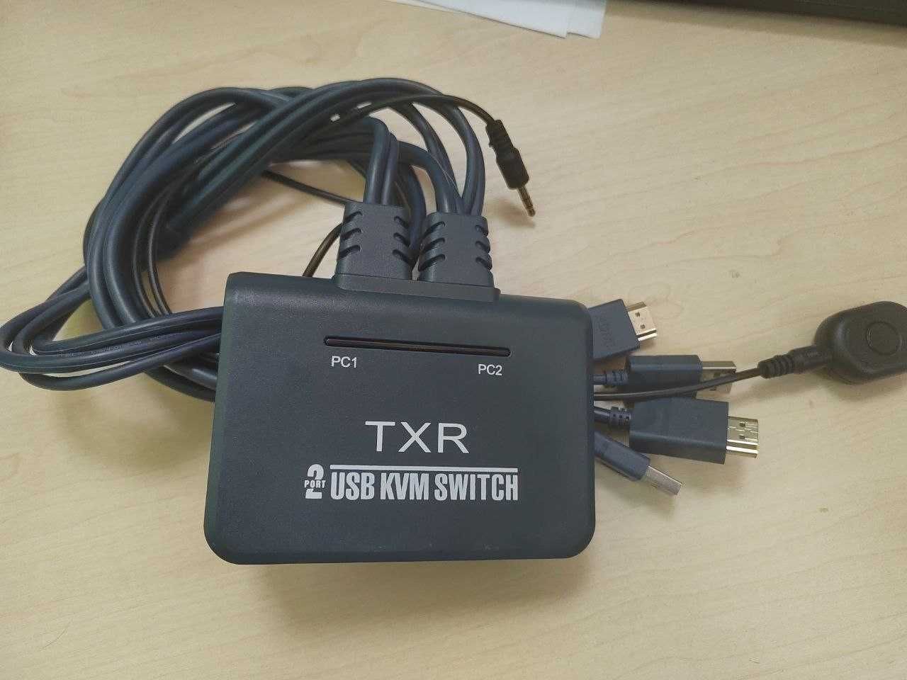 KVM SWITCH, свіч для 2 пк