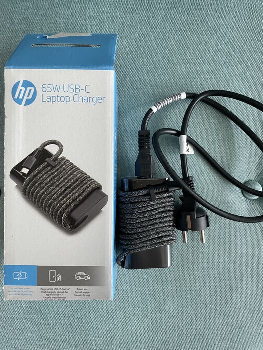 65W USB-C carregador portatil HP
