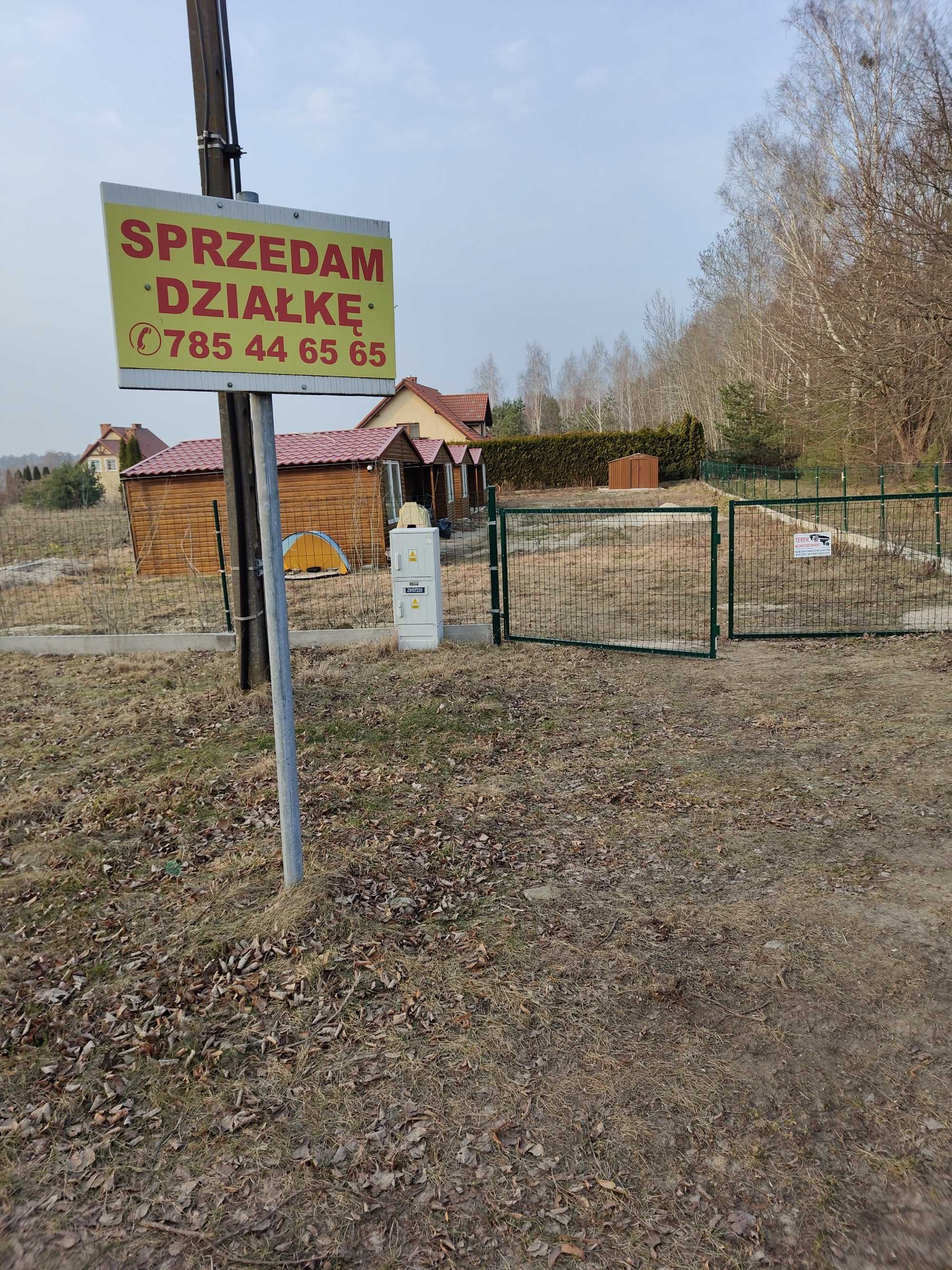 DZIAŁKA NAD JEZIOREM i budowlana z rozpoczętą inwestycja