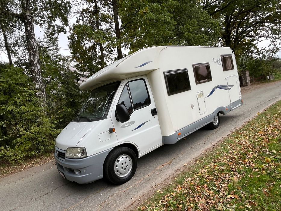 Fiat DUCATO MCLOUIS 670G TANDY PLUS 2006  2.8 128KM 5 Osobowy Tylko 145TYS KM 2 X Klima Markiza Prysznic TV