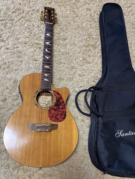 Електроакустическая гитара Santander WS100 EQ массив (PRS)