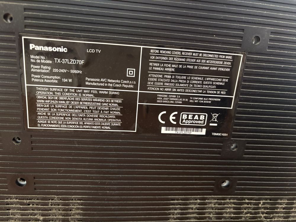 Televisao Panasonic 37”