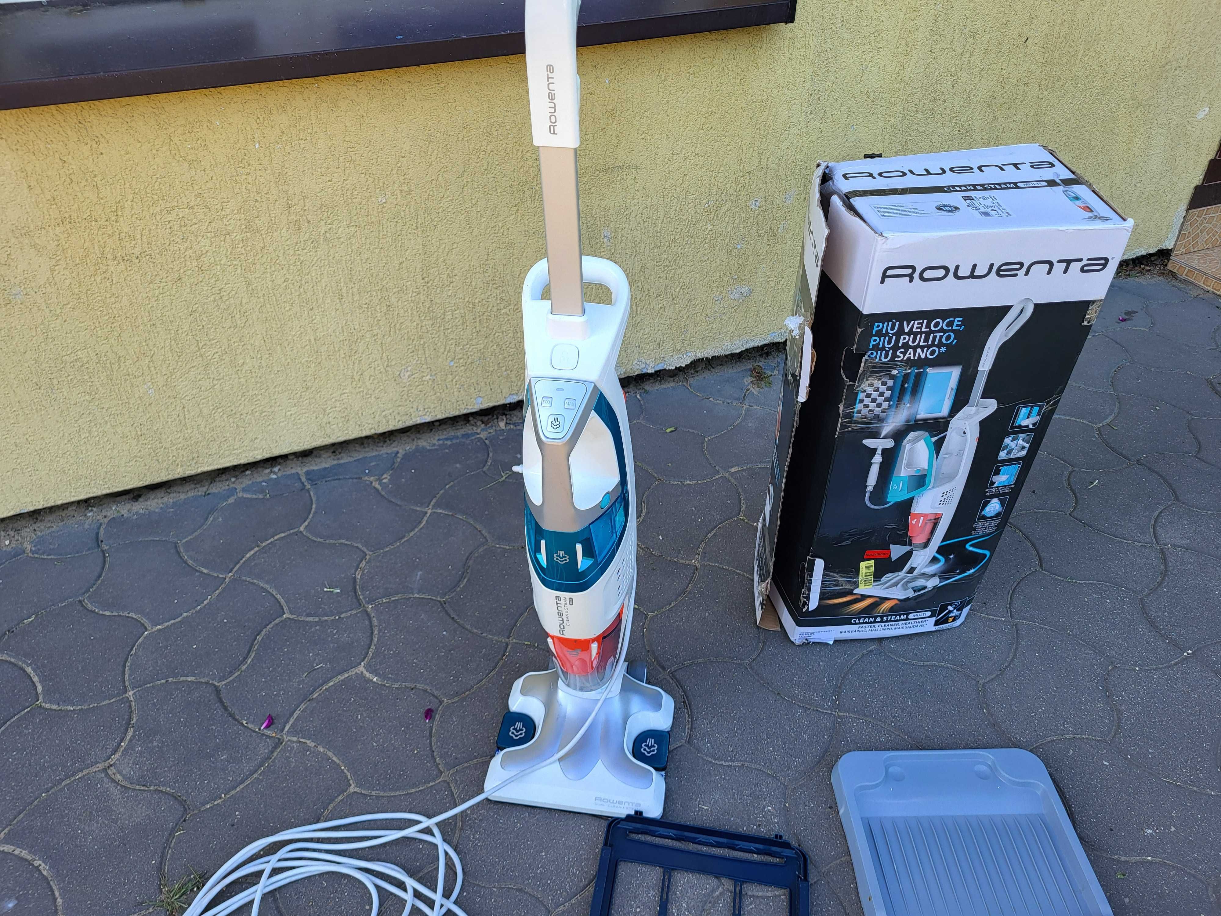 Mop Rowenta Odkurzacz parowy 3 w 1 Clean  Steam RY8544 mocny 1700w