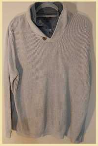 Ciepły sweter męski marki F&F w rozmiarze XL