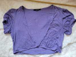 fioletowe bolerko top XL Vero Moda narzutka bluzka