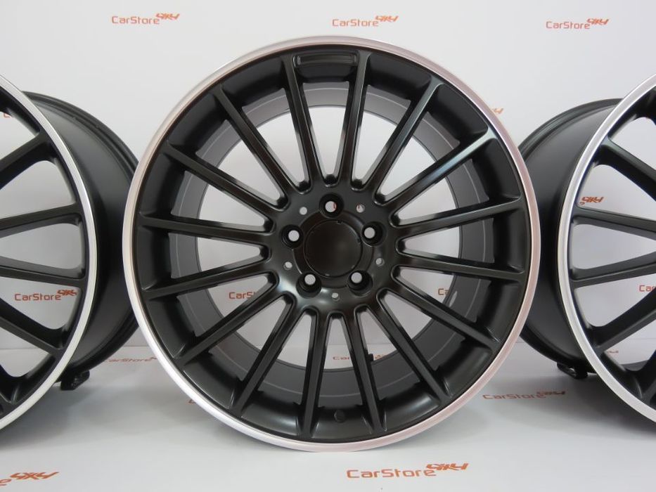 Jantes look Mercedes C63 AMG 19 x  8 et45 +9 et54 5x112 Black