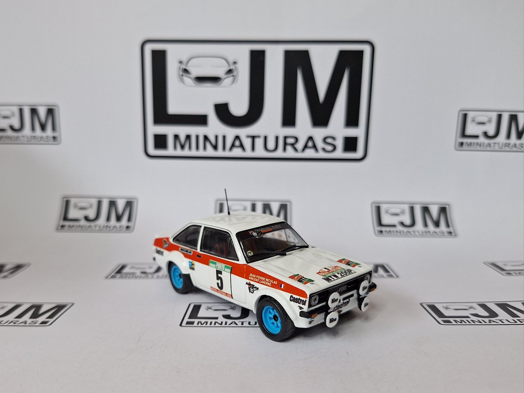 Miniatura 1/43 Ford Escort Rally de Portugal 1978