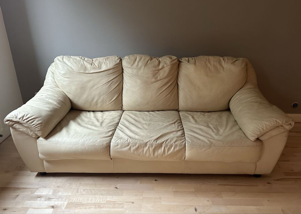 Kremowe Kanapy Skórzane Ikea