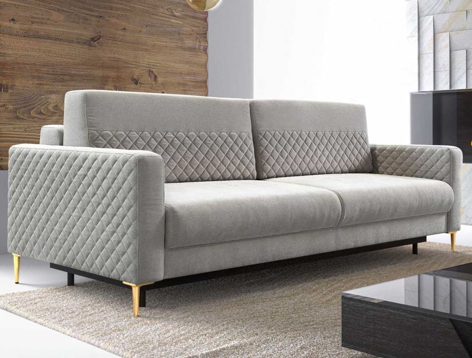 Kanapa Sofa Rozkładana Do Salonu z Funkcją Spania LOFT DOWOLNY KOLOR