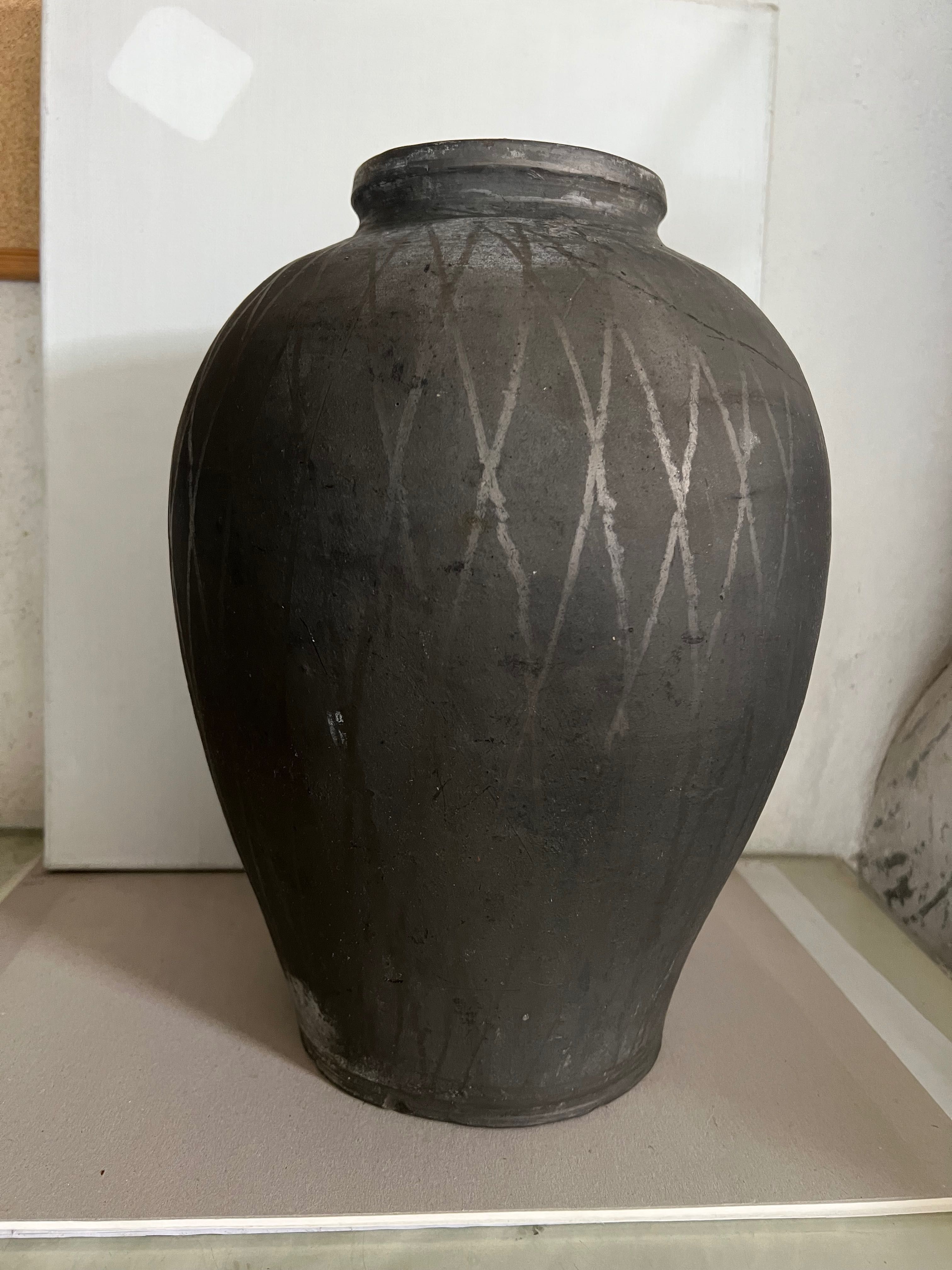 Stary gliniany wazon żara rustik 35 cm