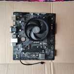 Płyta głowna AsRock A520-m HVS + Ryzen 5 4600g z box coolerem