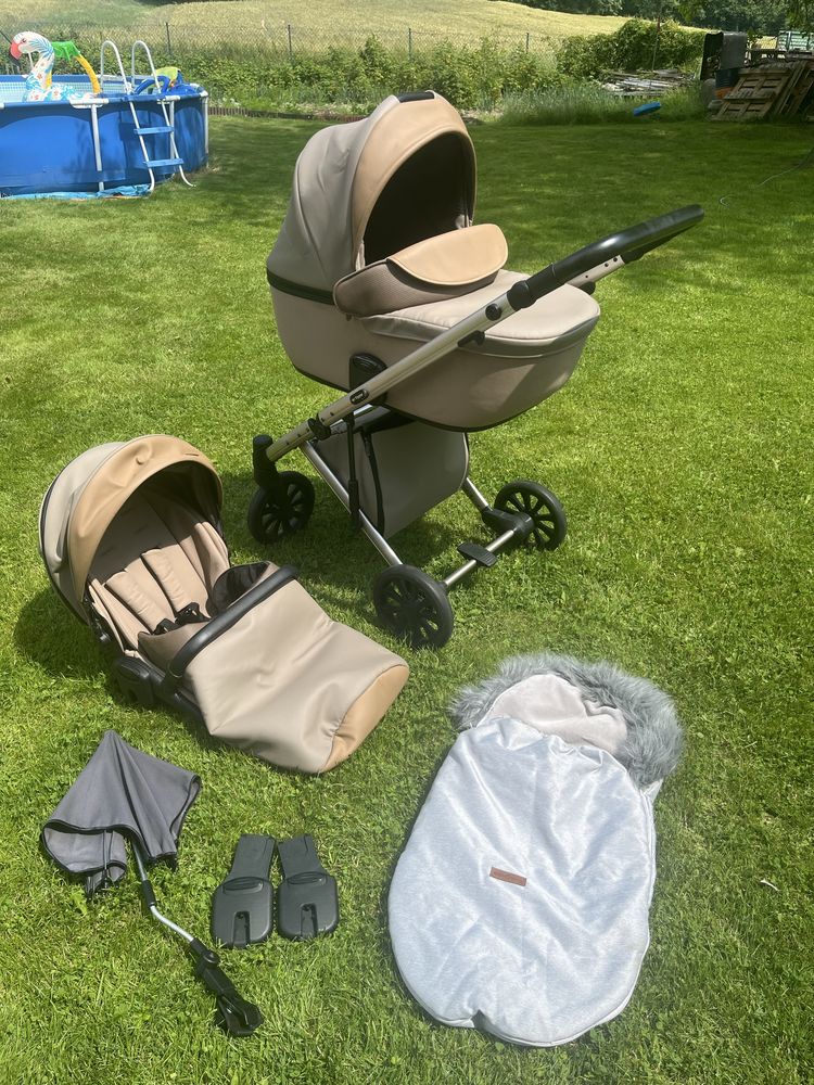Wozek 2w1 anex e-type truffle/bezowy