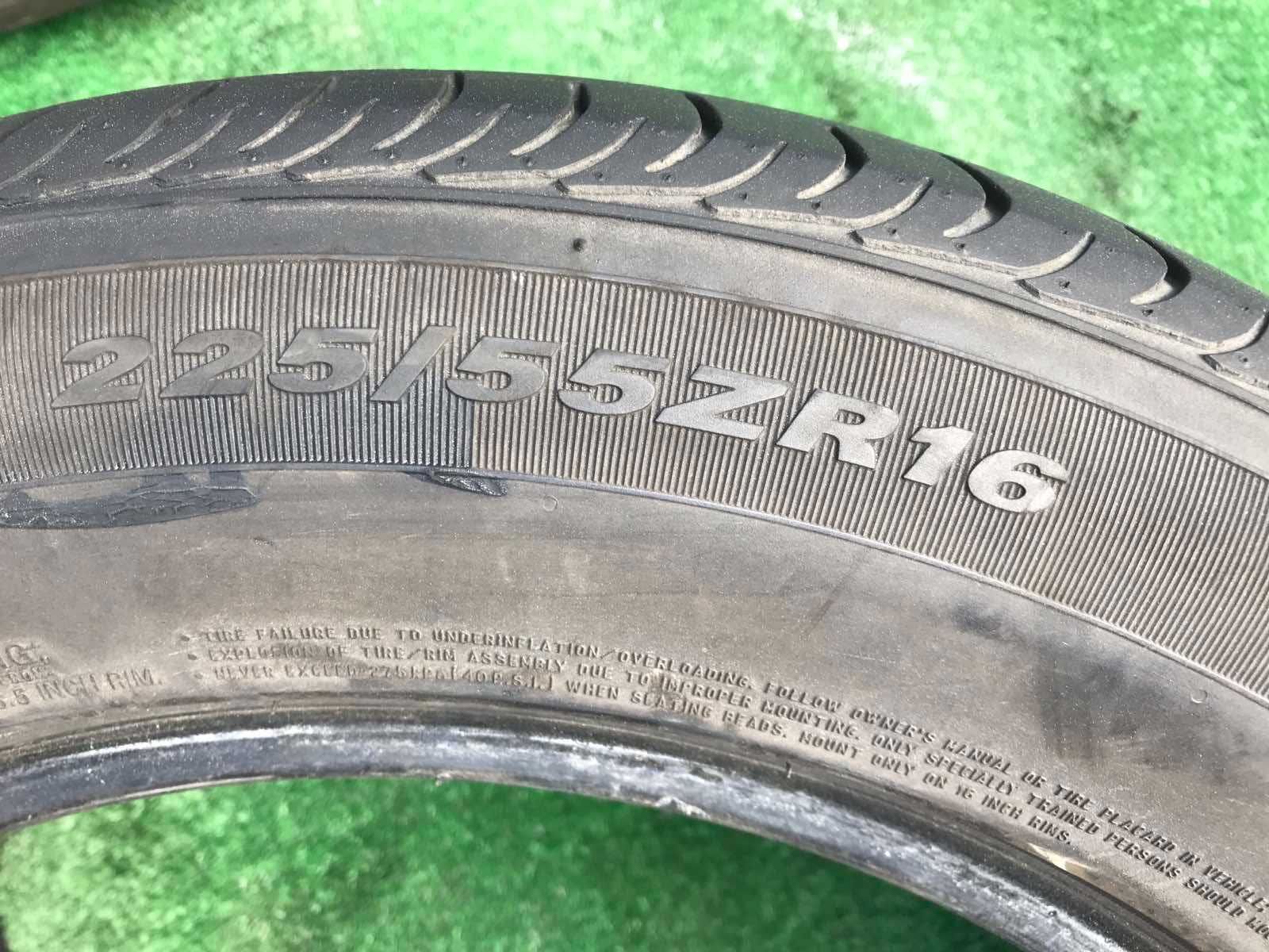 Шини Nexen 225/55r16 Пара літо б/у склад Оригінал