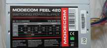 Sprzedam zasilacz MODECOM FEEL 420W – niezawodność w przystępnej cenie