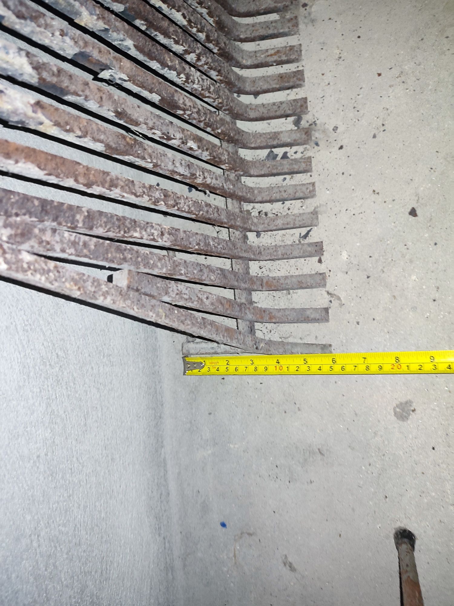 Trempe ferro para lareira