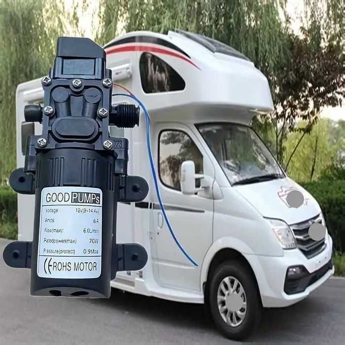 Bomba de água 12v 70w 6l por m 130 psi