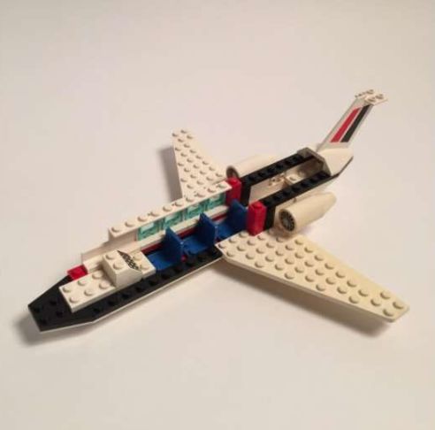 Avião Lego vintage com manual original