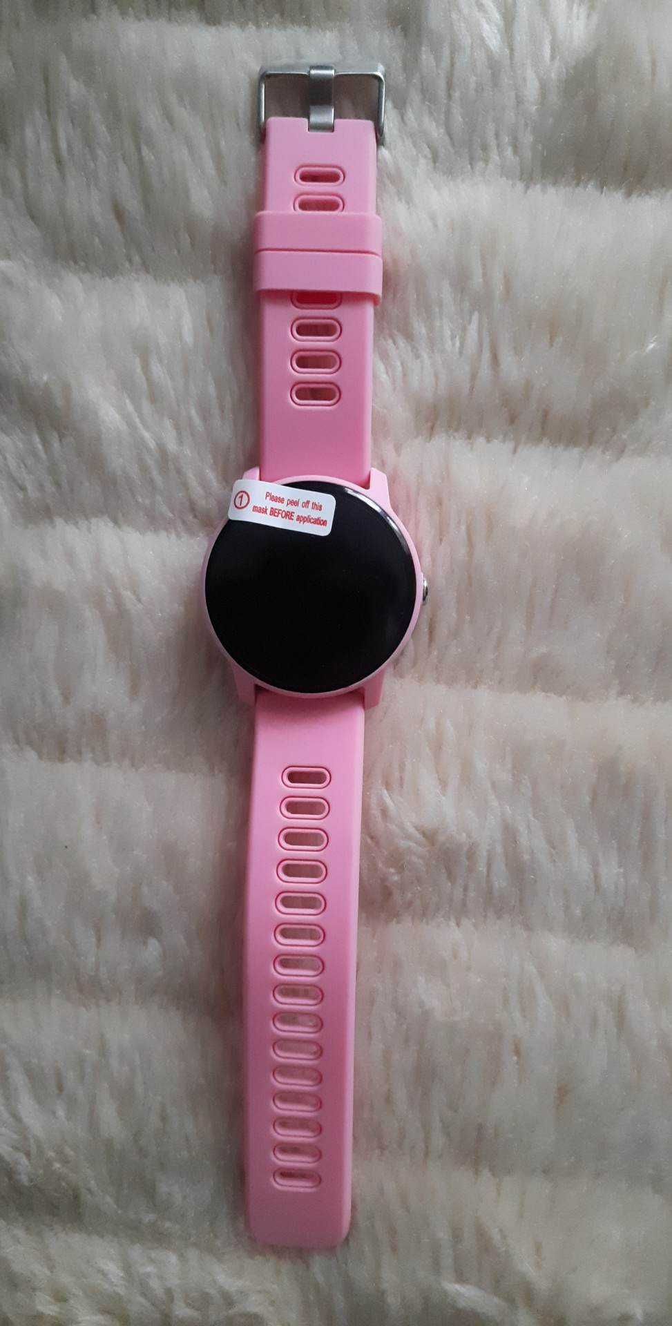 Zegarek sportowy, smartwatch Senbono IP68 Smart pink różowy