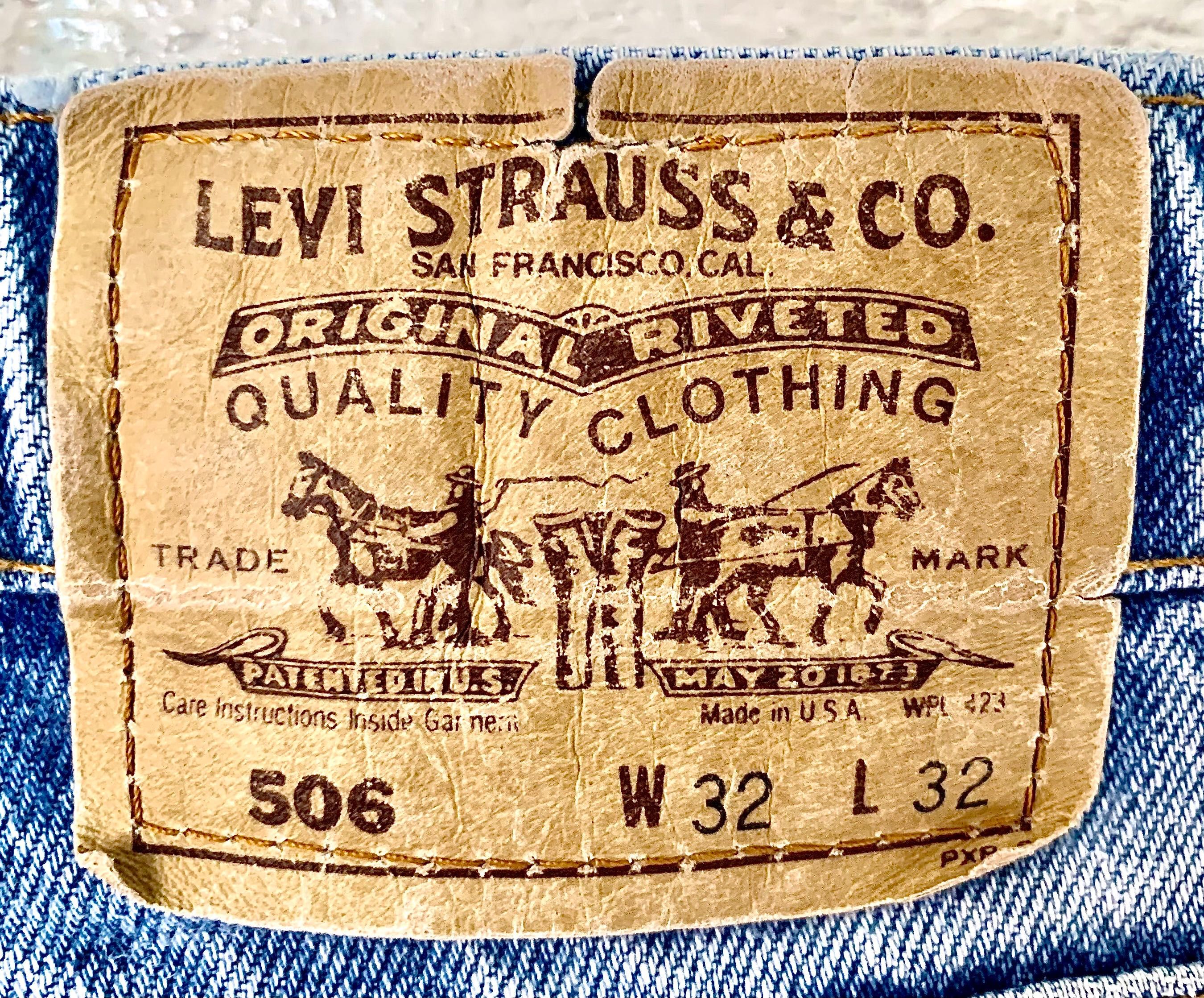 джинсы Levis 506 orange tab Made in Usa vintage