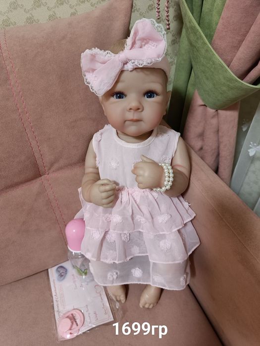 Лялька реборн дівчинка reborn кукла вініл