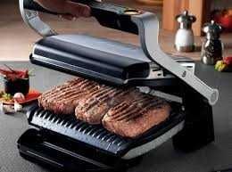 Гриль TEFAL OptiGrill + GC712D34, 2000 Вт, 6 програм,серебристо-черный