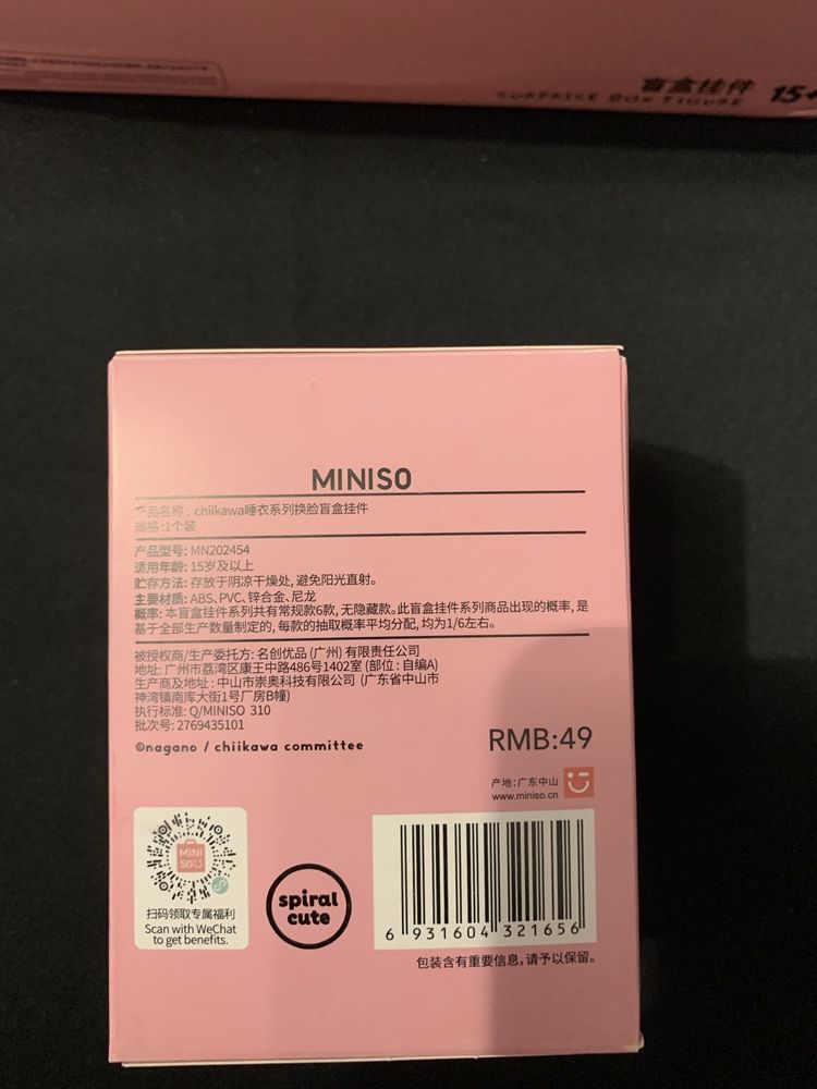 Chiikawa Чікава Мінісо Miniso
