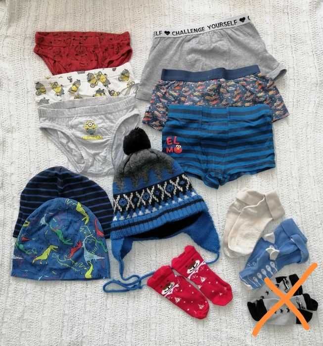 Кофта, джинсы, шапка, перчатки, трусики, колготки 98-104