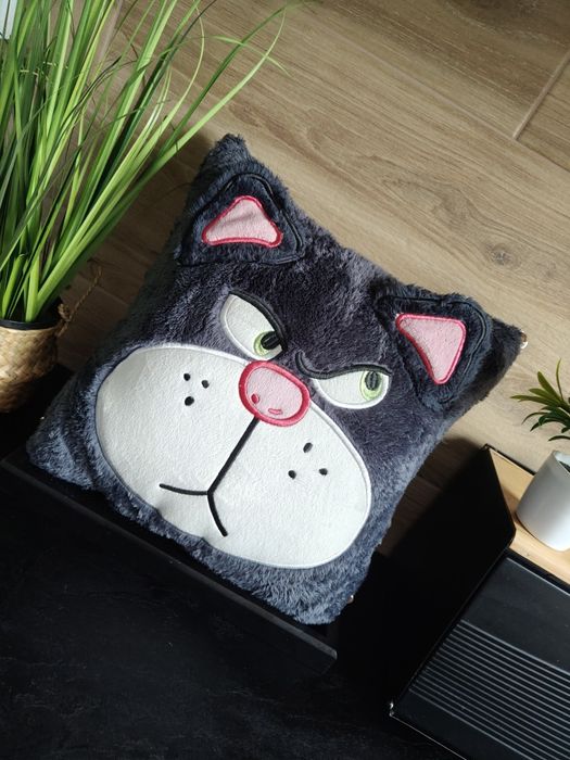 2 w jednym poduszko kocyk kot 105/145 cm