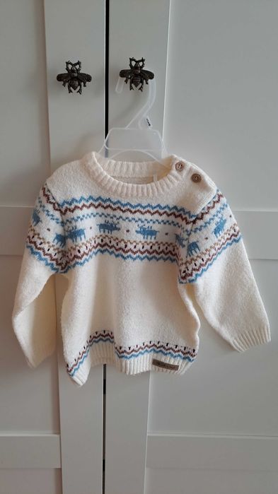 Sweter z reniferem r.86 Cool Club