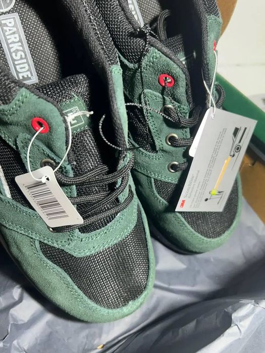 Робоче взуття черевики PARKSIDE S3 ударостійкі, світло відбиваючі нові