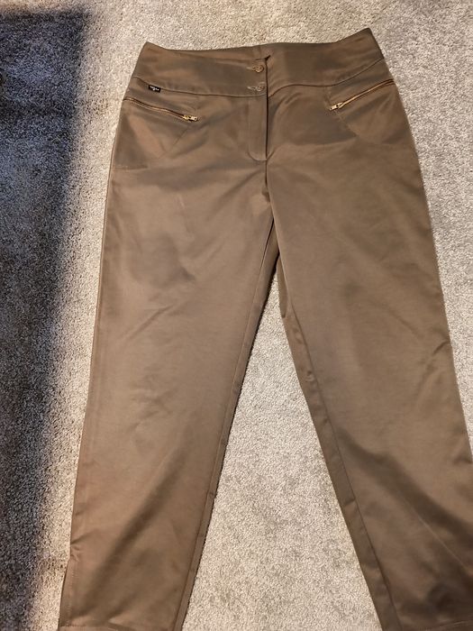 Spodnie damskie mokka