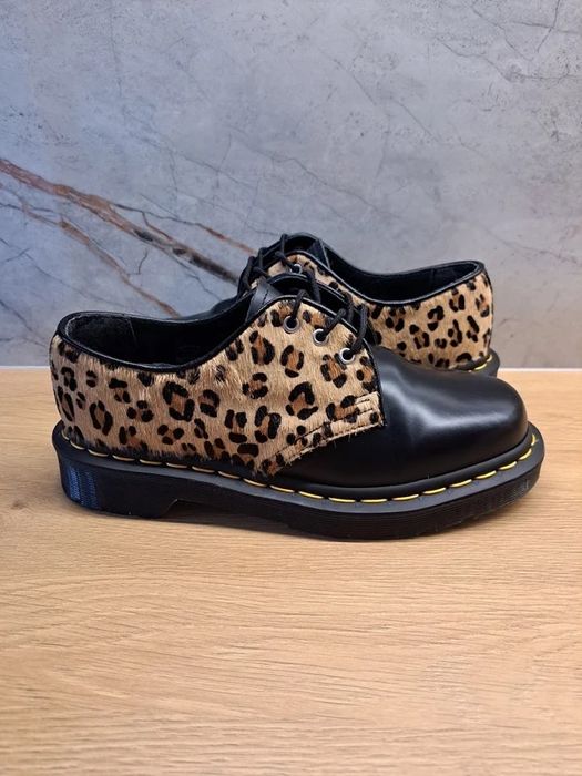 Buty Dr. Martens rozm. 37 skórzane glany w panterkę