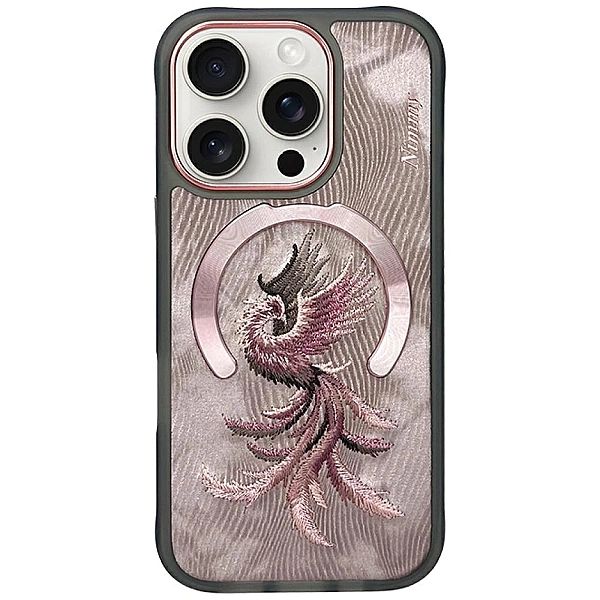 Etui Nimmy Magnetic Fantasy Animal MagSafe na iPhone 16 Pro Max różowo