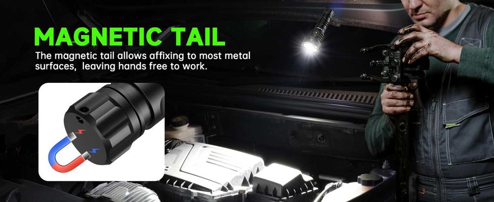 Latarka EDC Wurkkos TS12 Mini 1350lm USB-C + akumulator