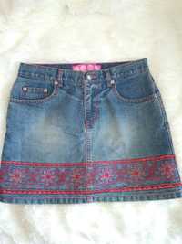Джинсовая мини юбка-шорты джинсова спідниця