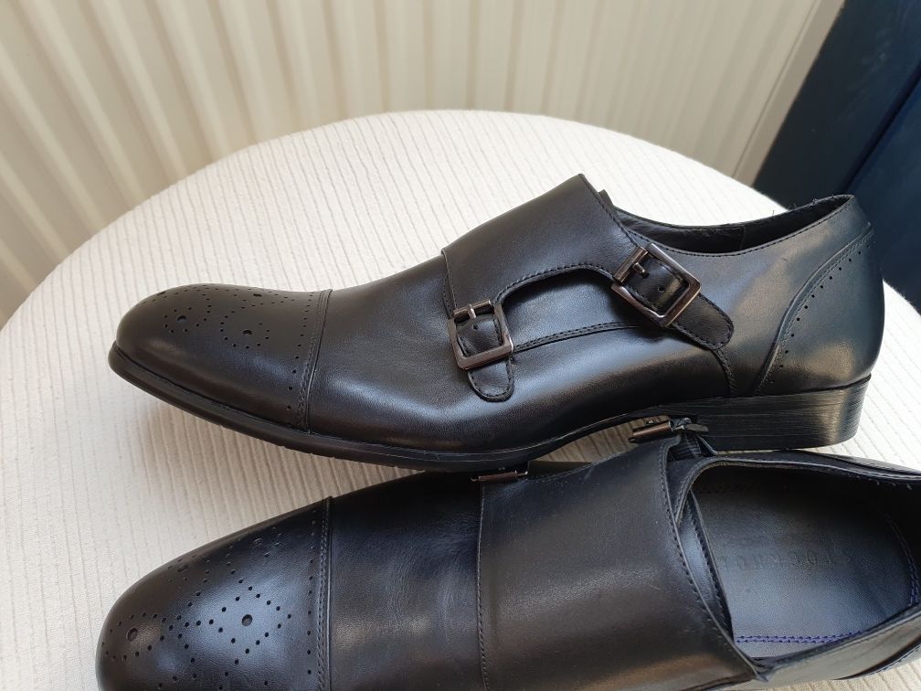 Stockholm Design Group double monk strap roz. 45