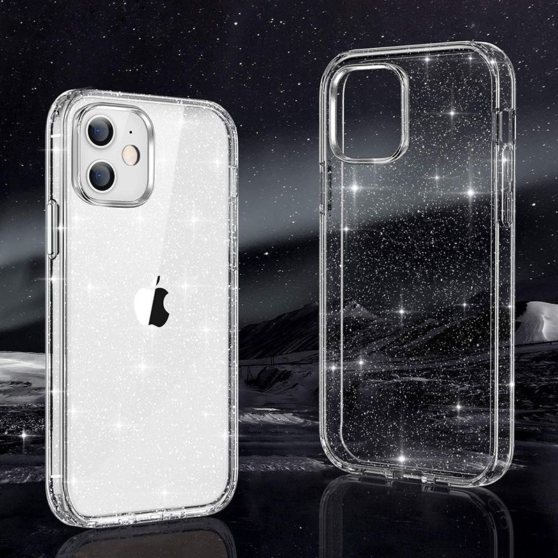 Crystal Glitter Case Do Samsung Galaxy A15 4G/5G Srebrny