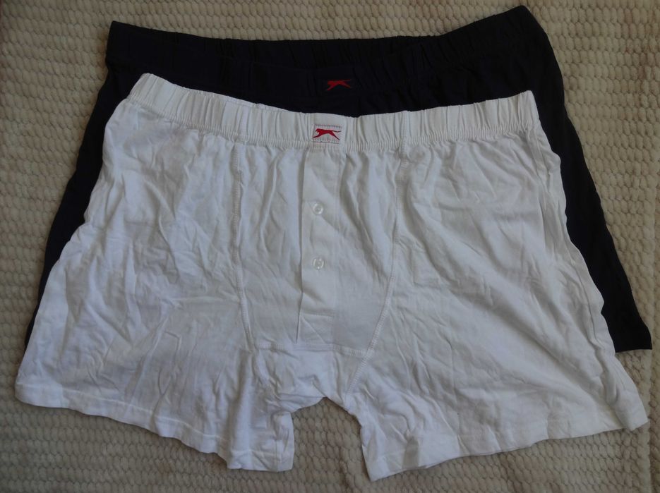 Slazenger - NOWE, w folii, 2 pary bokserek, rozm XXXL; białe i granat.