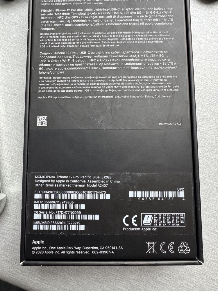 Iphon 12 Pro Pacific Blue 512 GB !