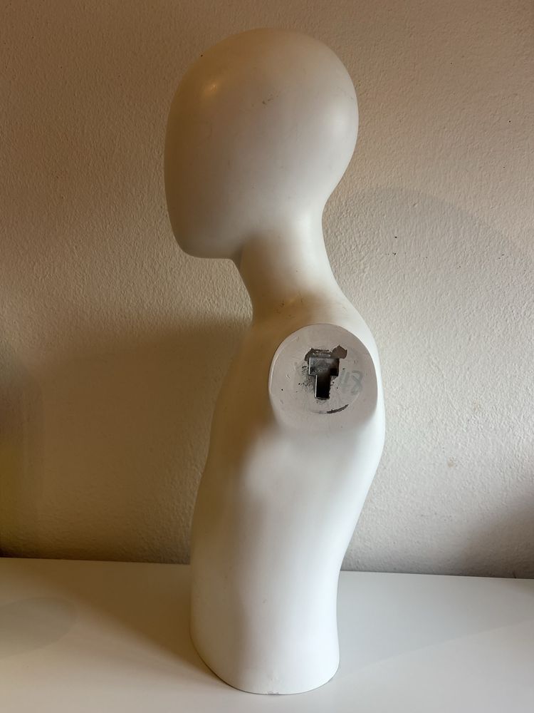 Manequim/Busto branco