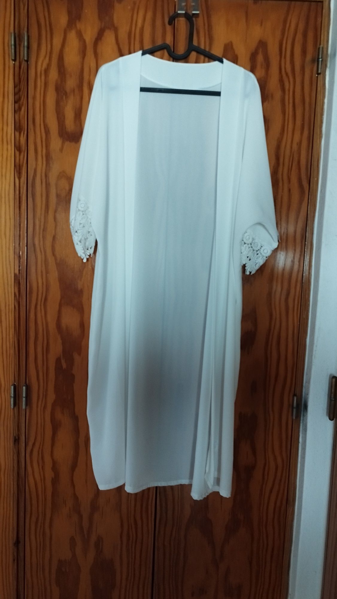 Kimono Branco comprido