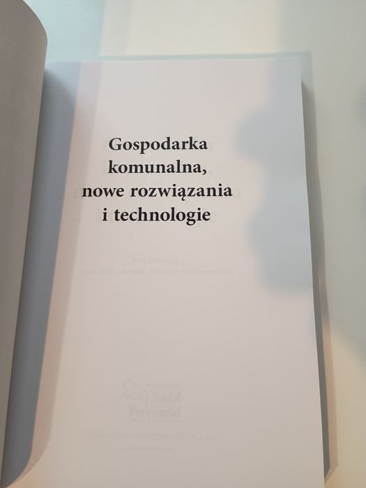 Gospodarka komunalna, nowe rozwiązania i technologie