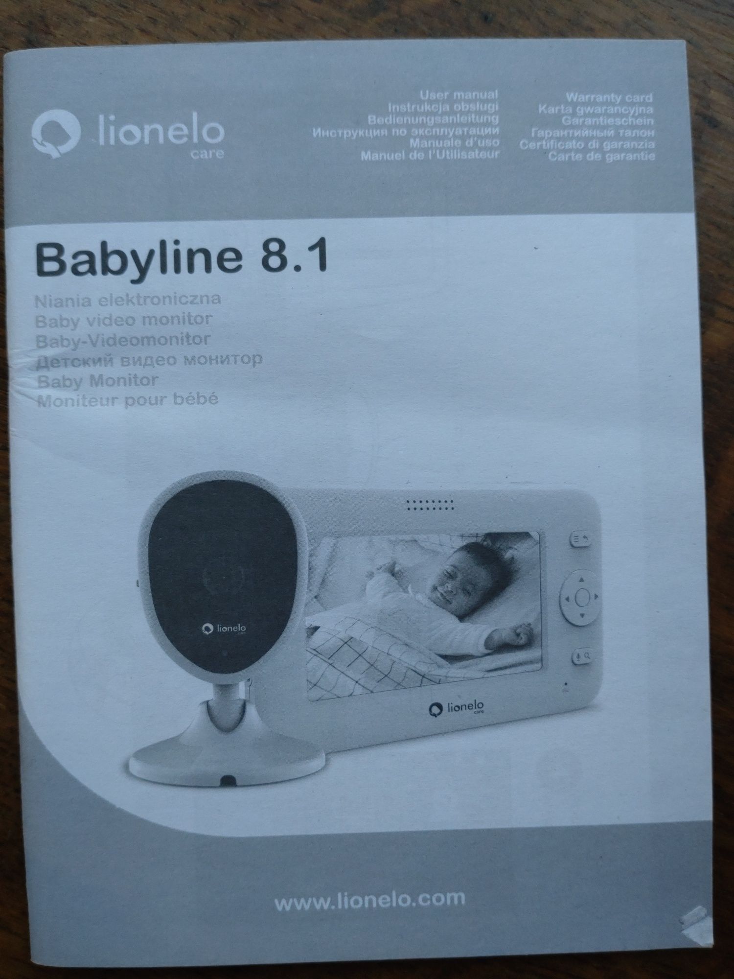 Niania elektroniczna LIONELO Babyline 8.1  Stan Idealny