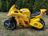 Duży motor biegowy jeździk motocykl Injusa dla dziecka pchacz