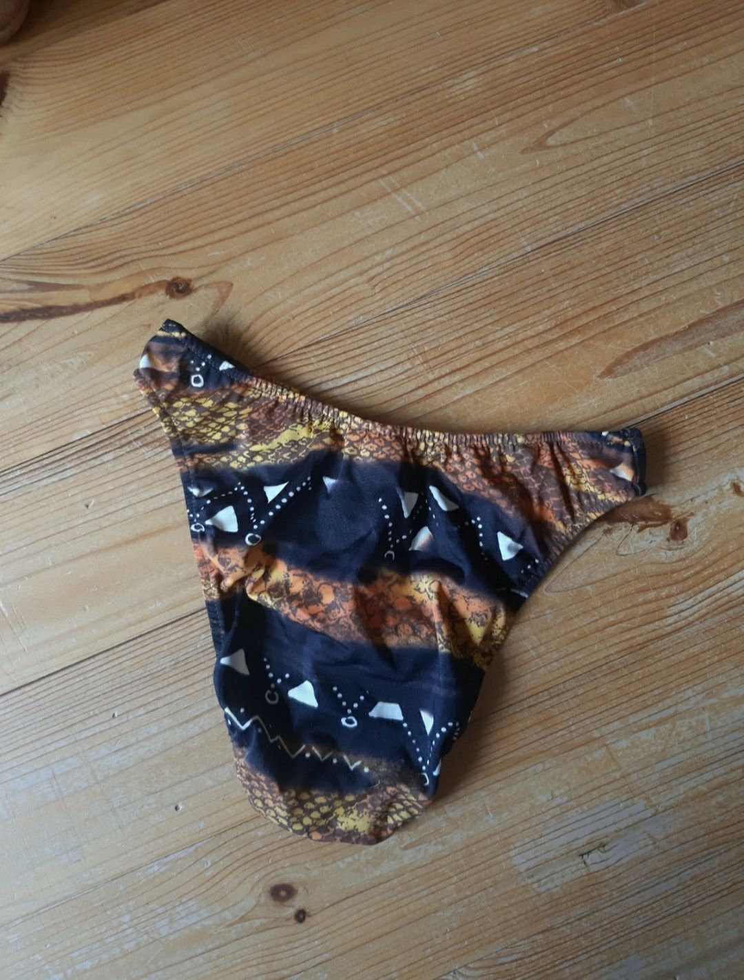 Bikini vintage złoto-czarne