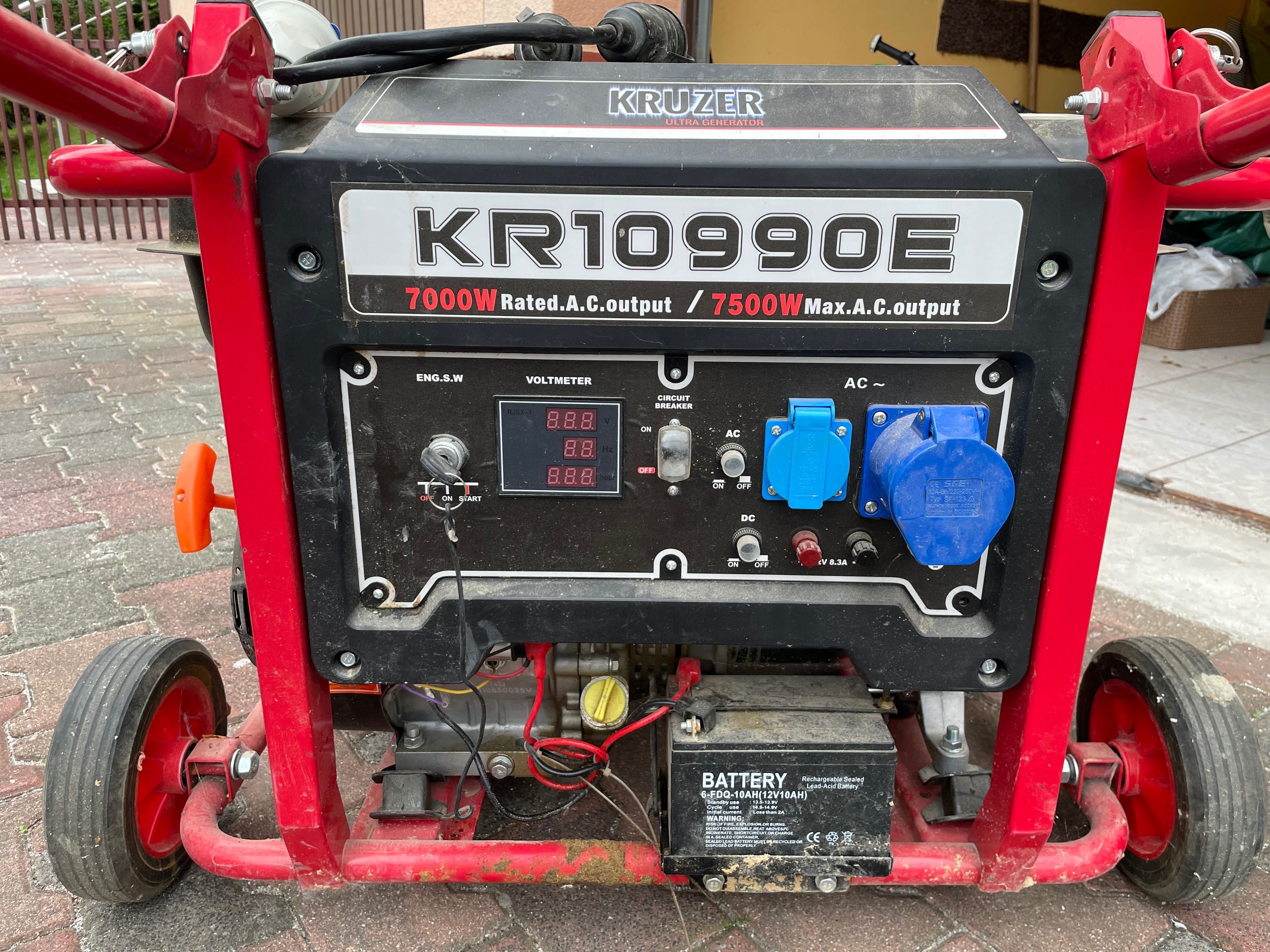 Agregat spalinowy 7000/7500W AC Kruzer KR10990E